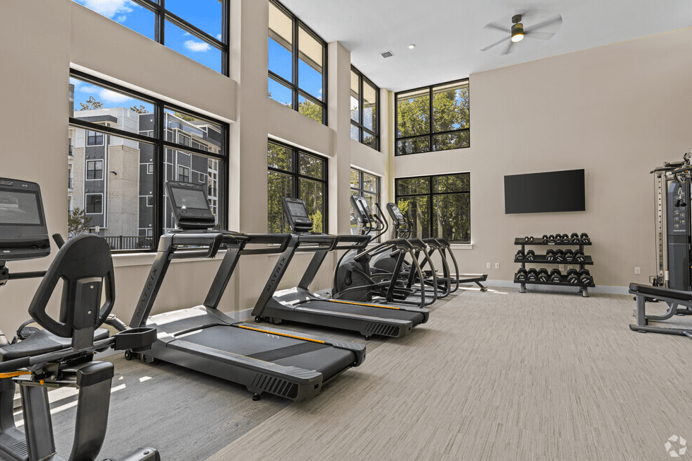 Fitness Center at Boulevard 45 Apartments